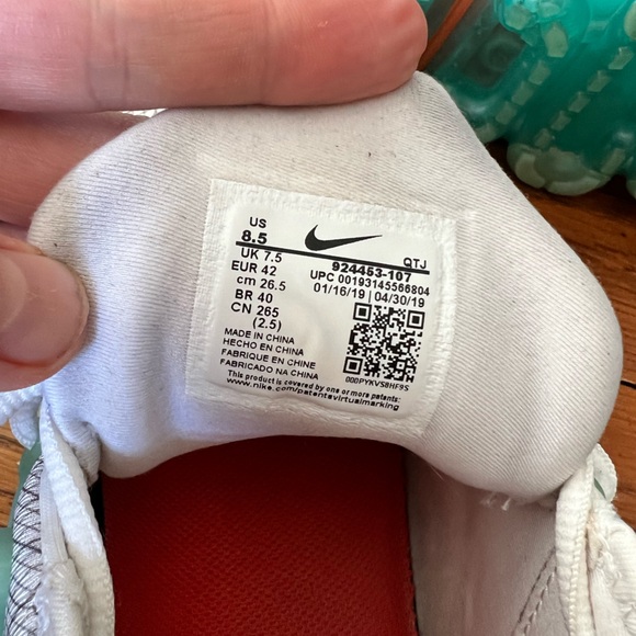 Nike Vapor max aurora green size 8.5 - Picture 6 of 7